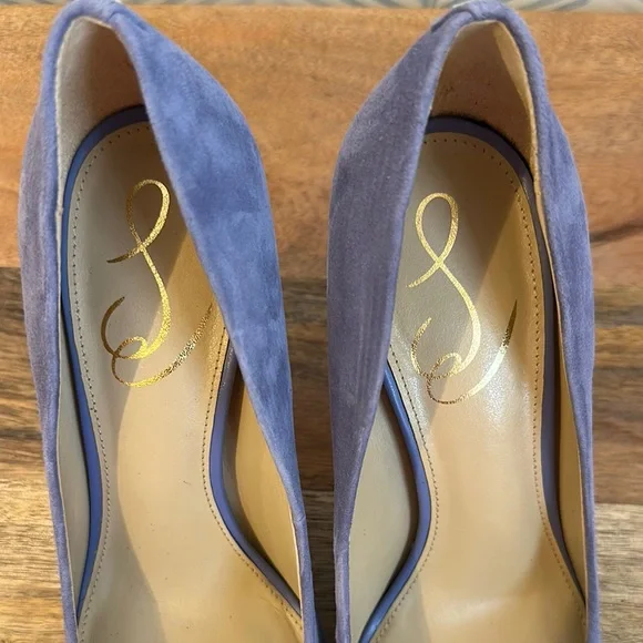 Sam Edelman Elegant Gray Suede Pumps us 6.5 new - Picture 2 of 5